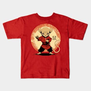 Kungfu Mouse Kids T-Shirt